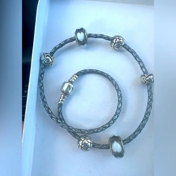 Authentic Pandora Charms & Bracelet - Picture 2 of 4